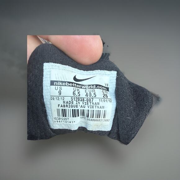 - Nike Alvord 10 Woman’s Size 9 Low Black Super Clean - Picture 7 of 8